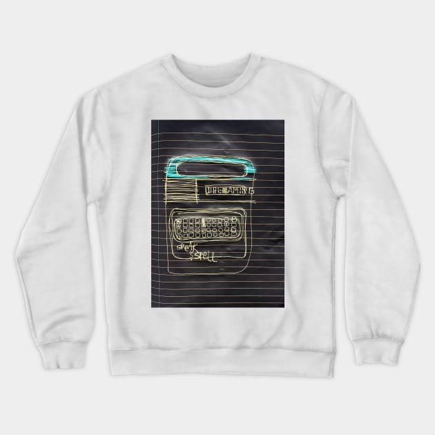 Childhood BLK Crewneck Sweatshirt by Mijumi Doodles